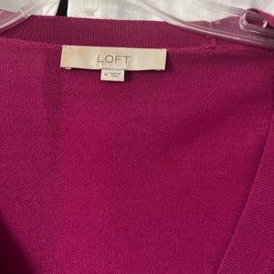 Loft cardigan, fuchsia color